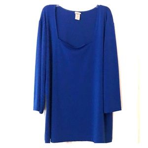 Royal blue blouse